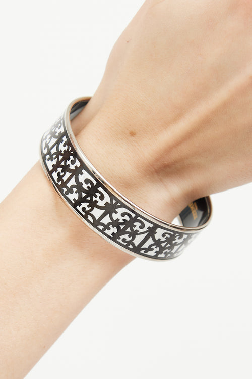 Hermès Black Balcon Du Guadalquivir Bangle