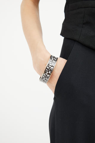 Hermès Black Balcon Du Guadalquivir Bangle