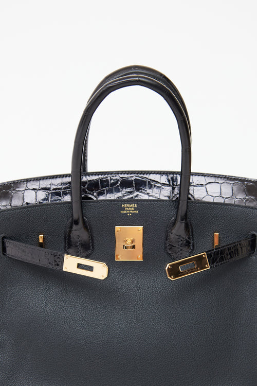 Hermès 2019 Noir Togo Birkin Touch 30 Bag