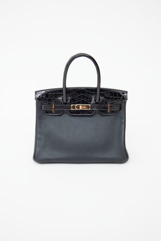 Hermès 2019 Noir Togo Birkin Touch 30 Bag