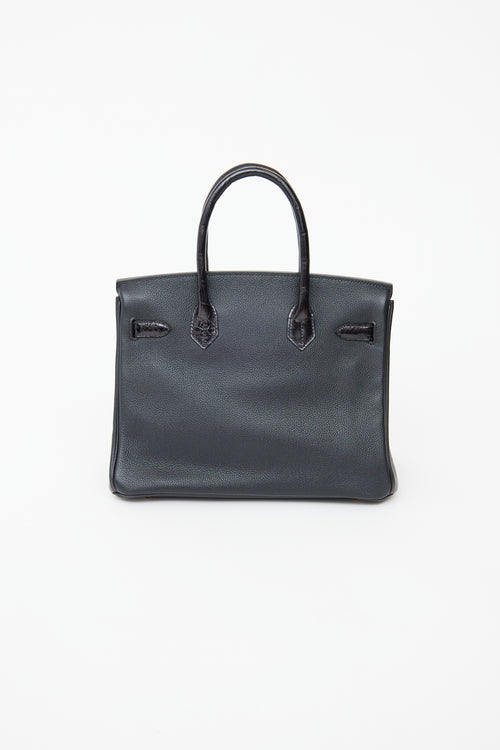 Hermès 2019 Noir Togo Birkin Touch 30 Bag