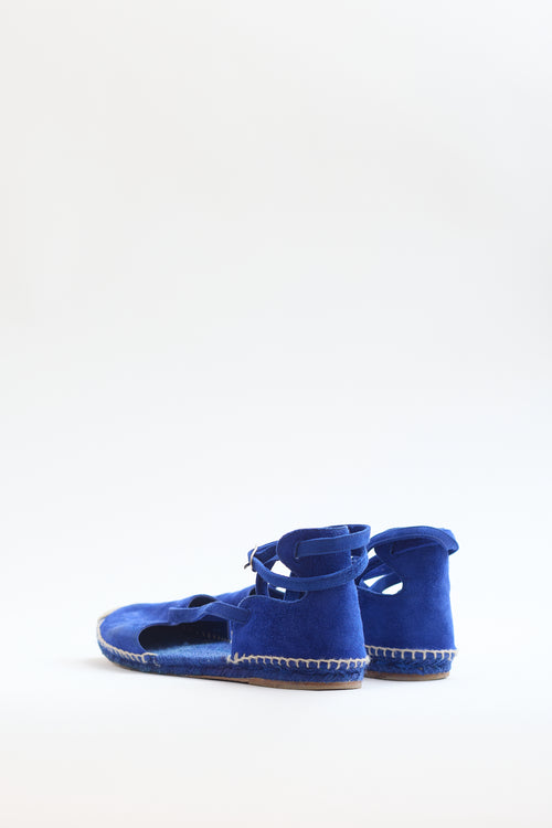 Hermès Blue Suede Strappy D
Orsay Espadrille