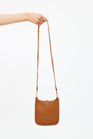 2022 Evelyne Clemence Mini Gold TPM 16 Bag