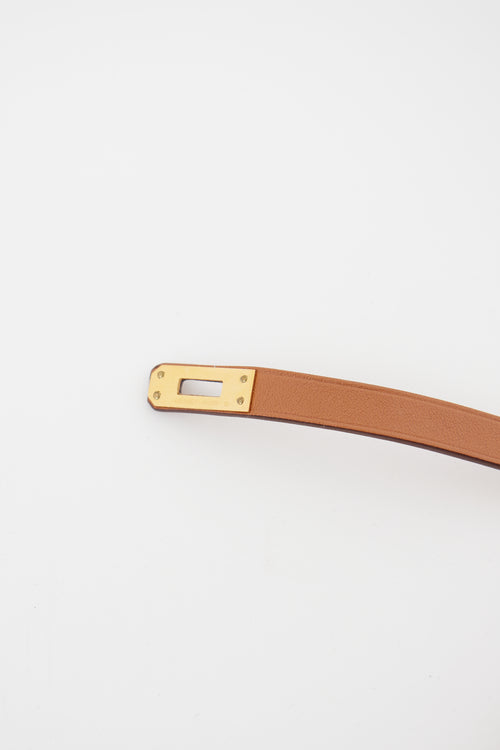 Hermès Gold Swift Mini Kelly Double Tour Bracelet