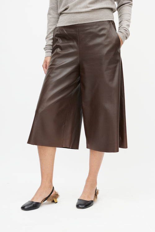 Hermès Brown Leather Culotte