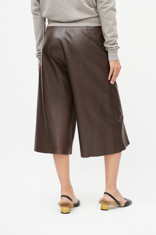 Hermès Brown Leather Culotte