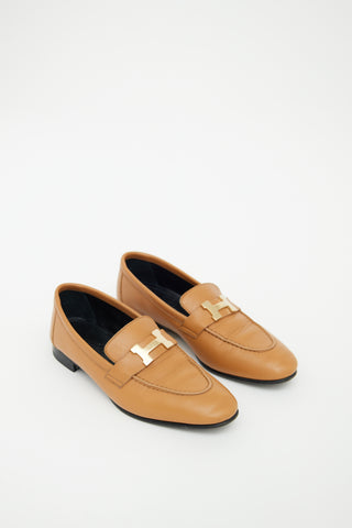 Leather 
Gold H Paris Loafer