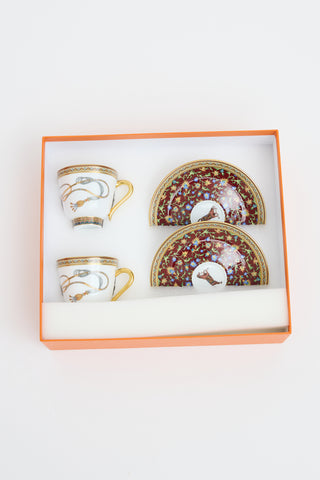 Hermès Multi Cheval D
Orient Cup 
Saucer Set