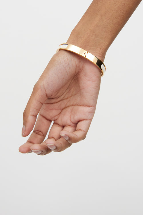 Hermès Cream Rose Gold Chaine D
Ancre Bracelet