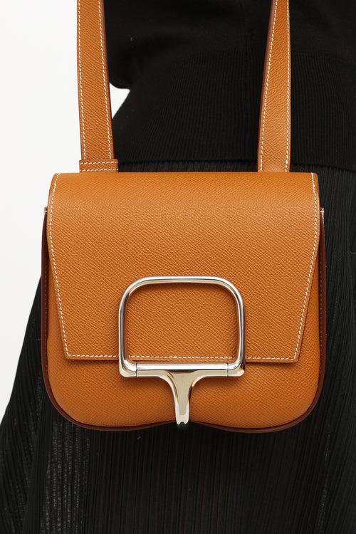 Hermès Mini Gold Epsom Della Cavalleria Bag