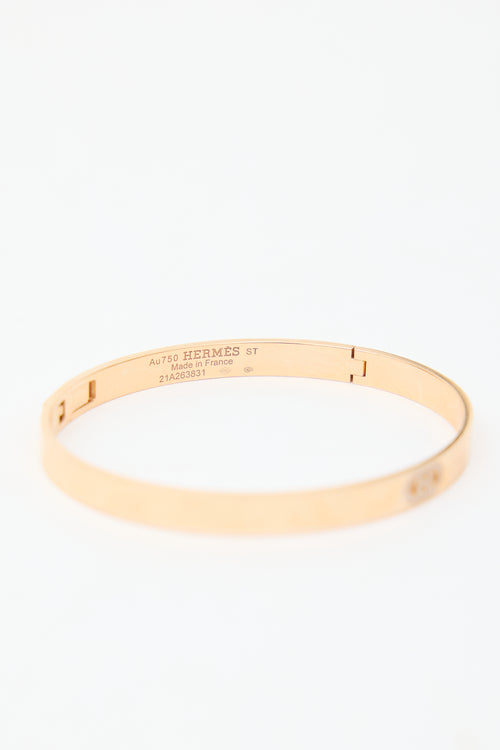 Hermès 18K Yellow Gold D
Ancre Diamond Bracelet