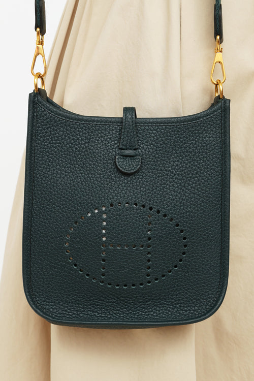 Hermes Vert Cypress Evelyne TPM Bag