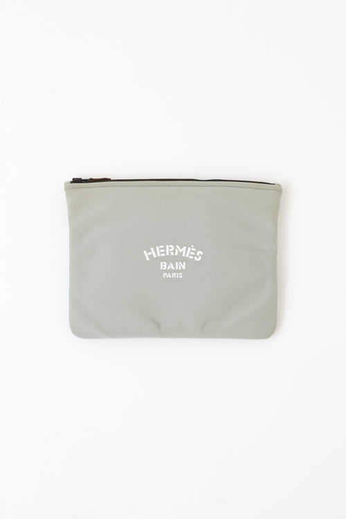 Hermes Grey Neobain Pouch