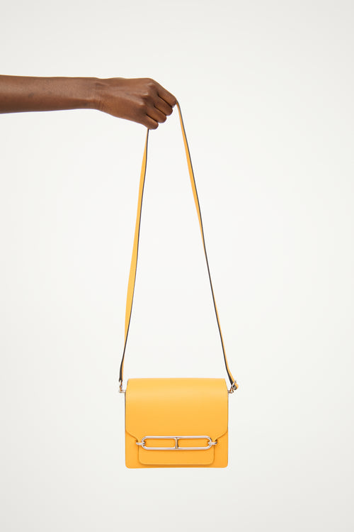 Hermès Jaune D
Or Mini Roulis  Bag