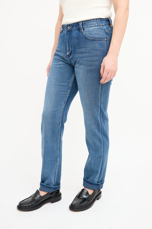 Hermès Medium Wash Slim Jeans