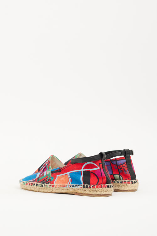 Hermès Multi Canvas Malaga Espadrille