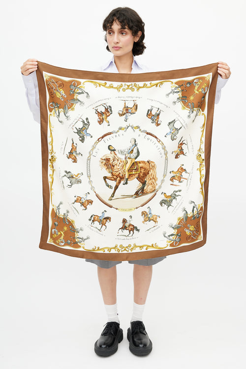 Hermès Multi Silk Les Figures D
Equitation 90 Scarf