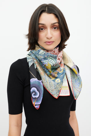 Hermès Multicolour Acte III, Scene I, La Clairiere 90 Scarf