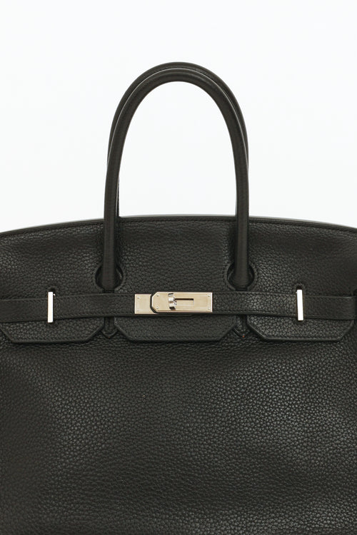 Hermes Noir Birkin Togo 35 Bag