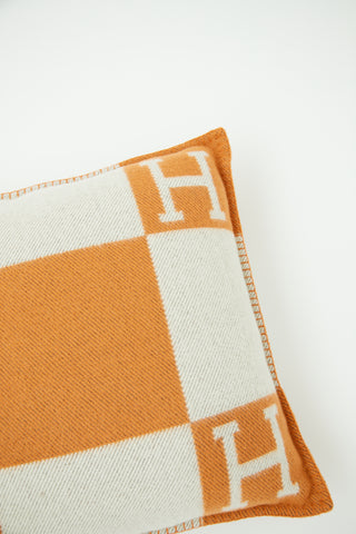 Hermès Écru Potiron Avalon Pillow