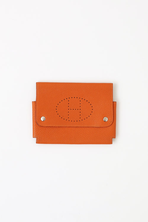 Hermès Potiron Togo Trump Card Case