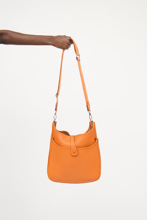 Hermès Orange Evelyne GM Bag