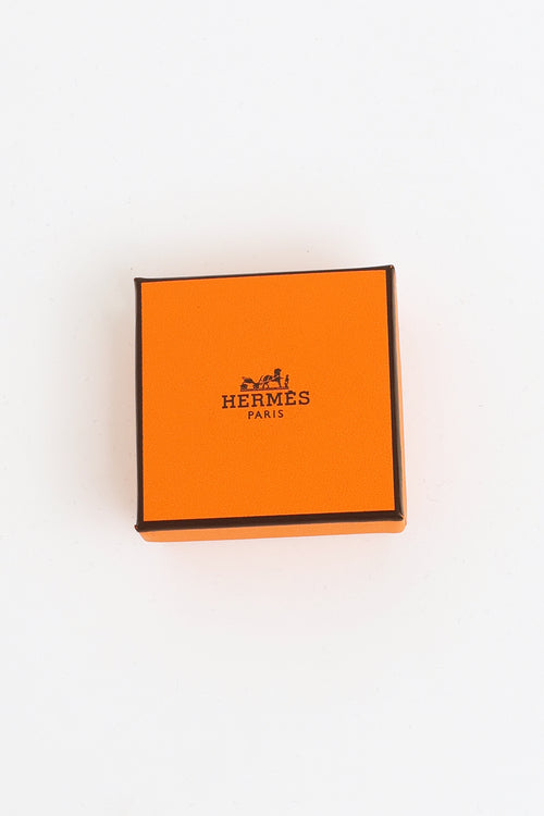 Hermès Rose Tropique Mini Pop H Earrings