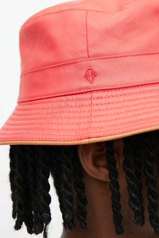 Hermès Red Nylon Bucket Hat