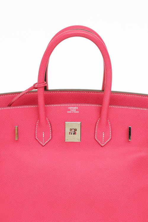 Hermes Rose Tyrian Birking 35 Bag