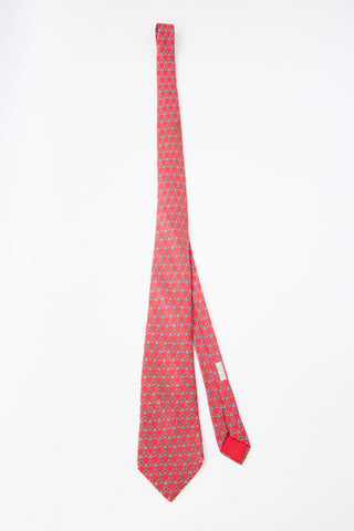 Hermès Silk Circle Tie