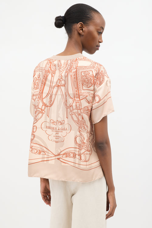 Hermès Silk Printed T-Shirt