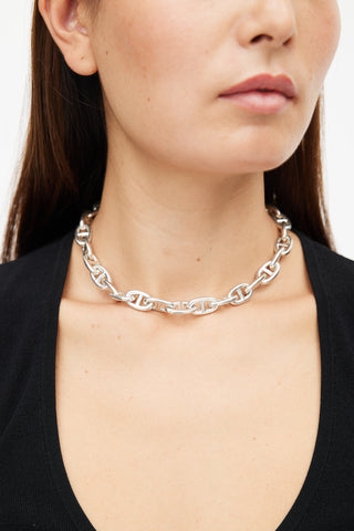 Hermès Silver Large Chaine D
Ancre Necklace