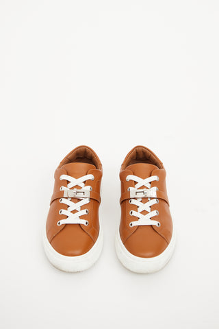 Hermès Tan Leather Day Low Top Sneaker