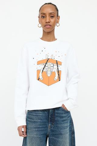 Hermès Boite Surprise Graphic Sweatshirt