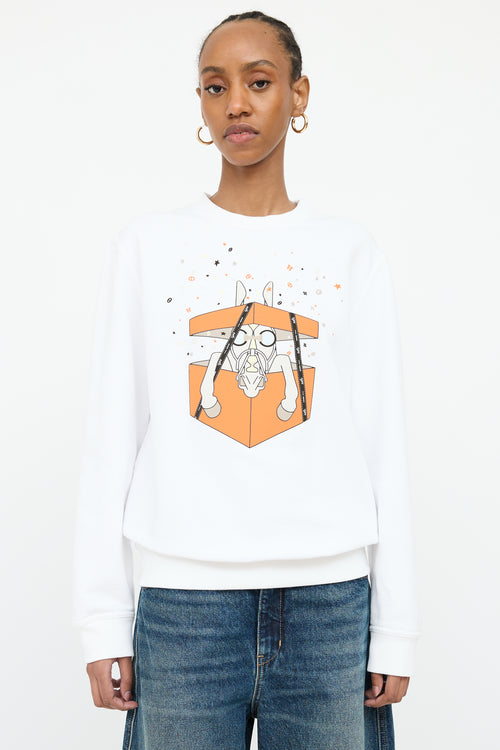 Hermès Boite Surprise Graphic Sweatshirt