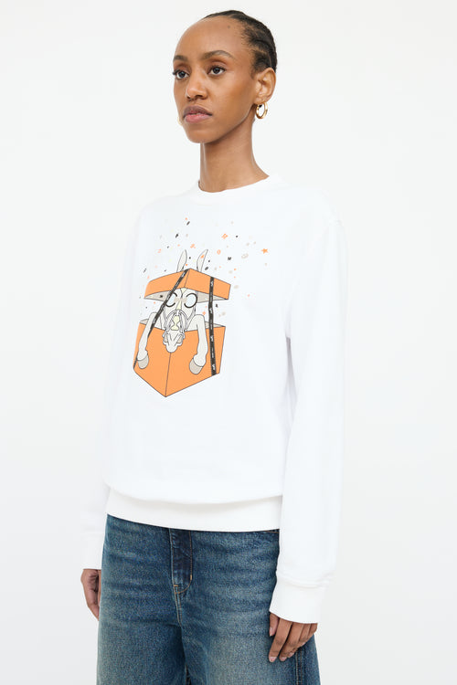 Hermès Boite Surprise Graphic Sweatshirt