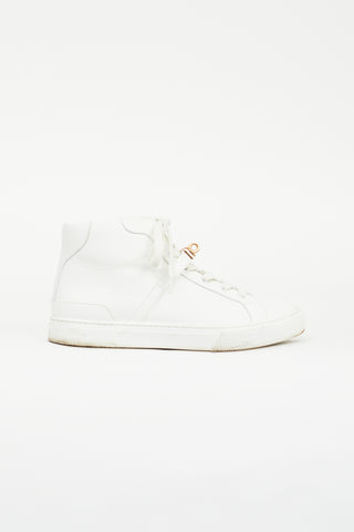 Hermès White Daydream High Top Sneaker