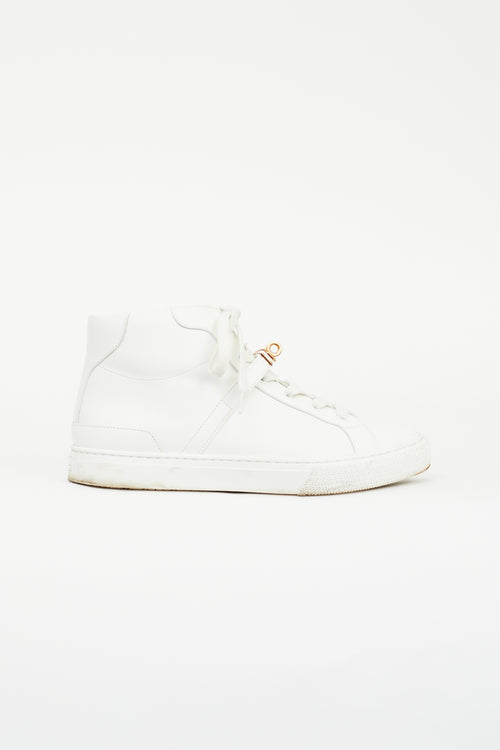 Hermès White Daydream High Top Sneaker