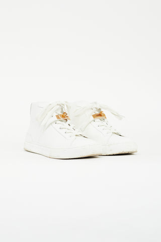 Hermès White Daydream High Top Sneaker