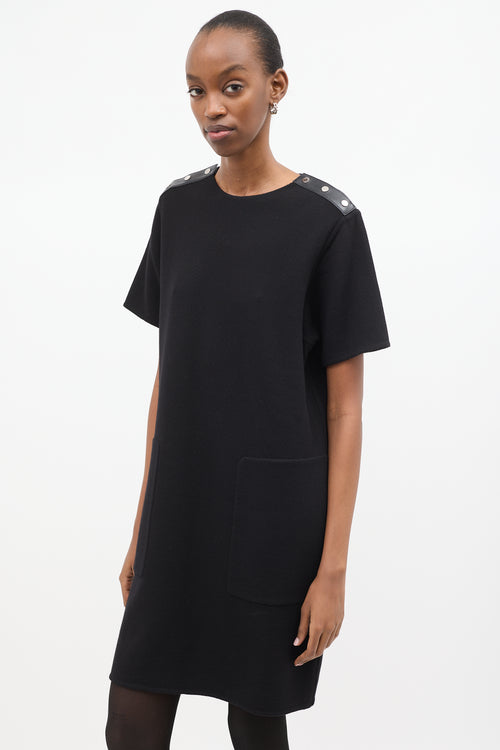 Hermès Wool Two Pocket Shift Dress