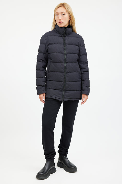 Herno Blacked Quilted Down Jacket