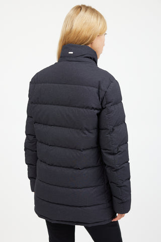 Herno Blacked Quilted Down Jacket