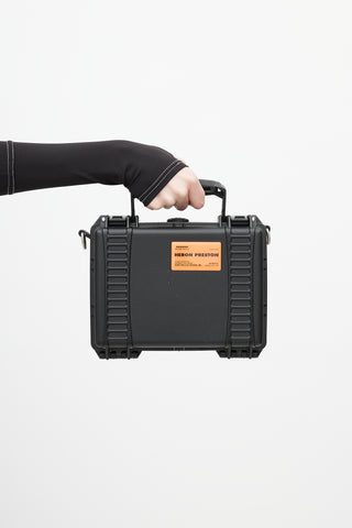 Heron Preston Black 
Orange Toolbox Bag