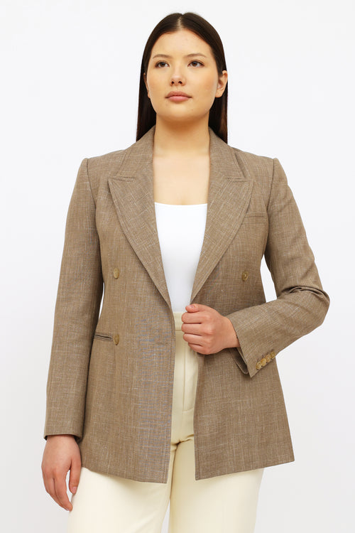 Casasola Brown Wool Blazer