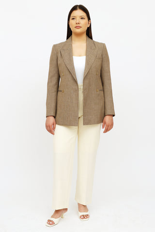 Casasola Brown Wool Blazer