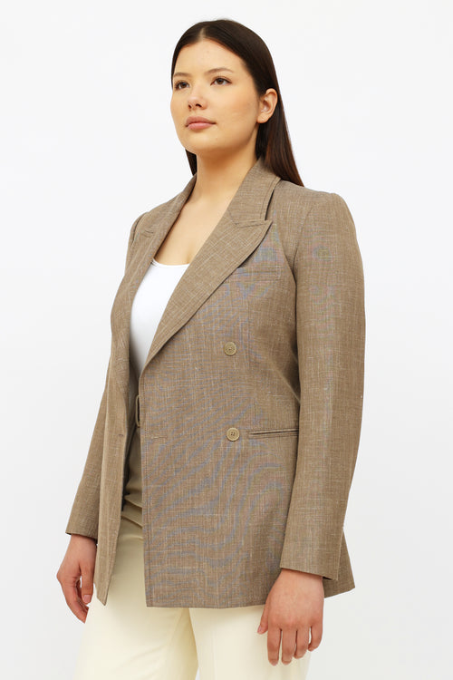 Casasola Brown Wool Blazer