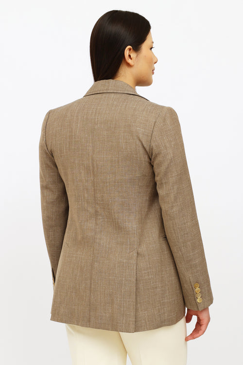 Casasola Brown Wool Blazer