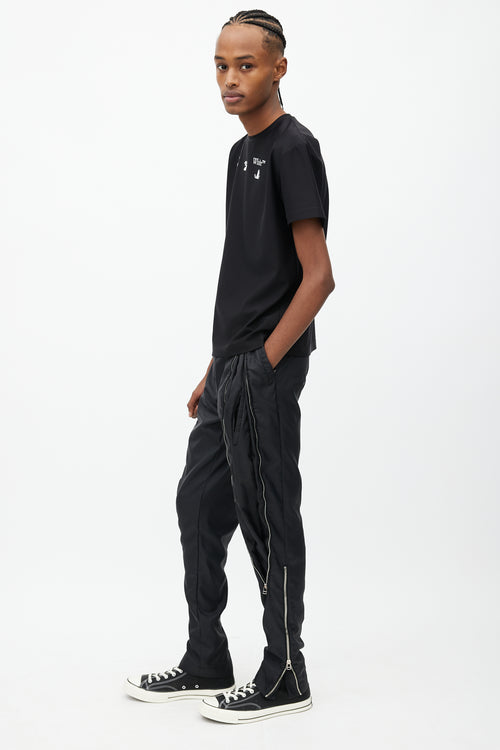 Hood By Air Black Multi Zip Slim Leg Pant