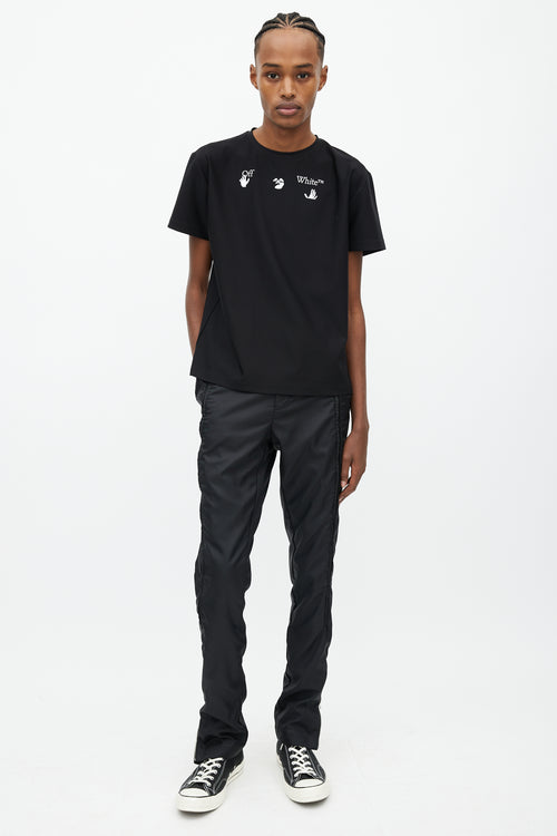 Hood By Air Black Multi Zip Slim Leg Pant