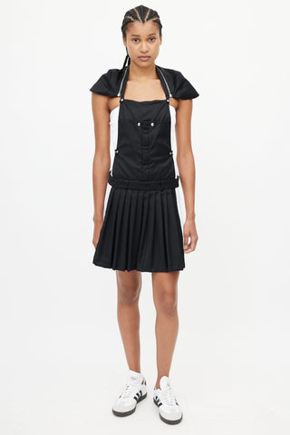 Hood By Air Black Pleated Apron